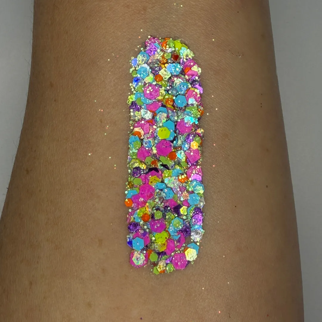 F.A.B. It's Electric crème paillettes 25g fluo UV