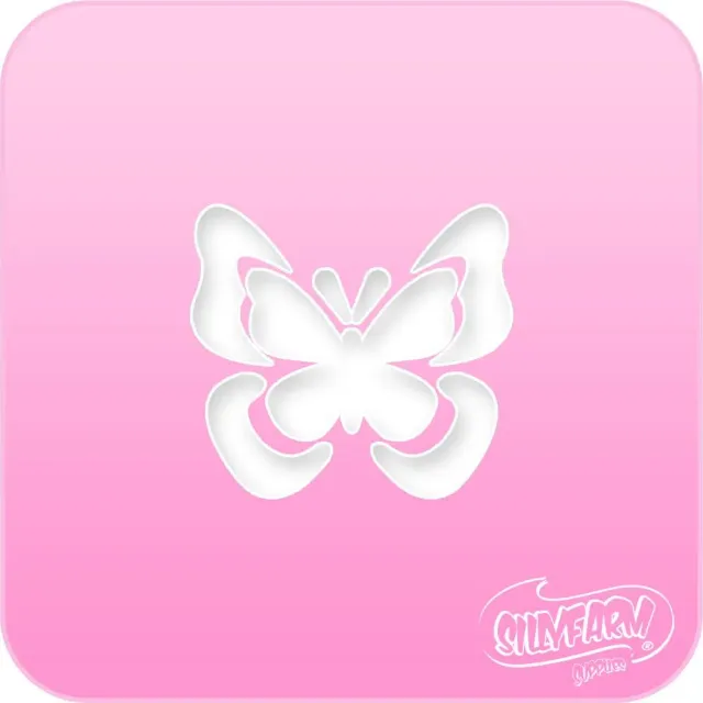 F.A.B. Pink Power Butterfly 3 pochoir papillon