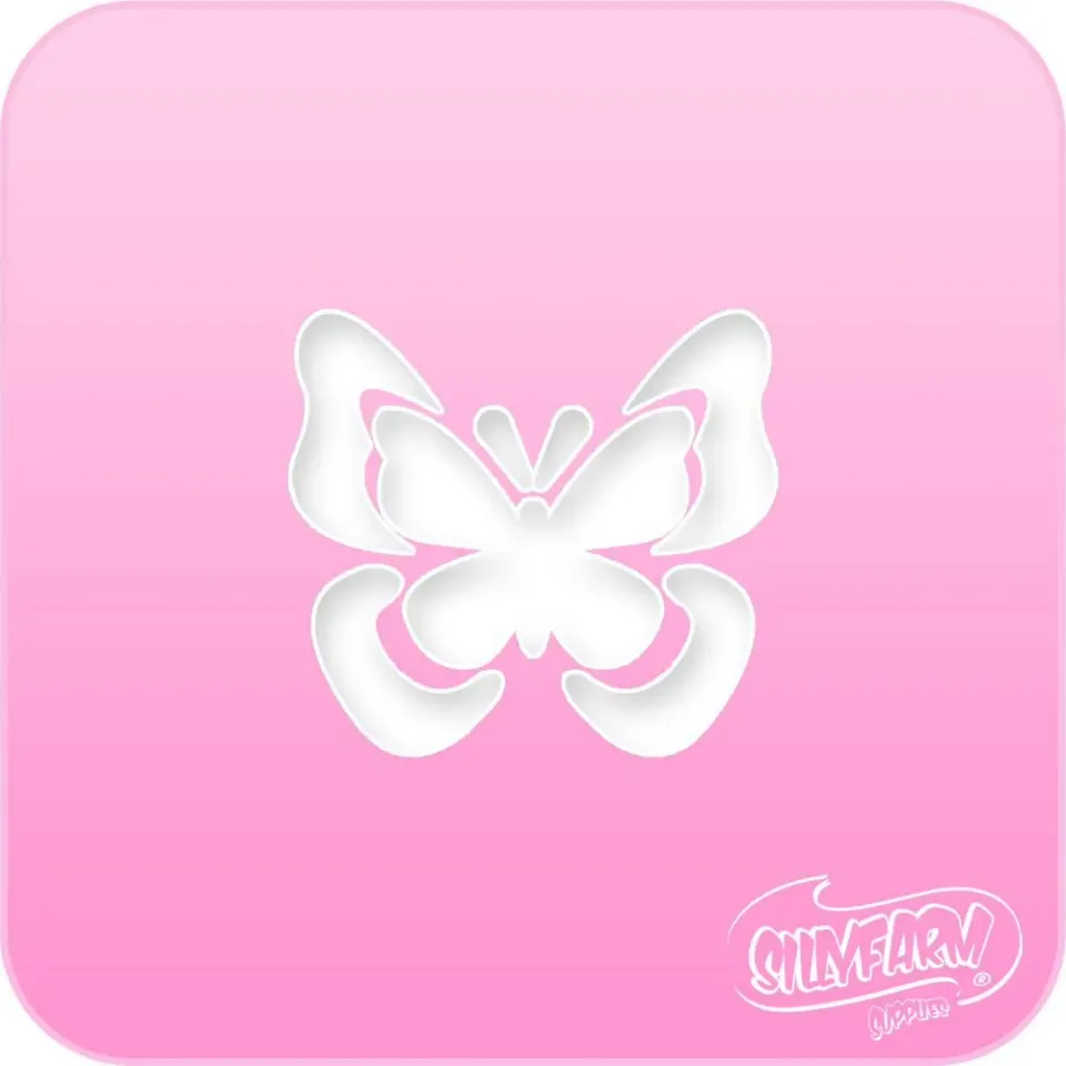 F.A.B. Pink Power Butterfly 3 pochoir papillon