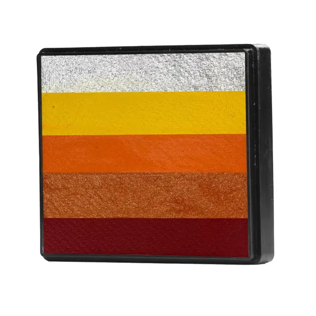 F.A.B. Tango Rainbow Cake peinture visage multicolore 50 g métallisée