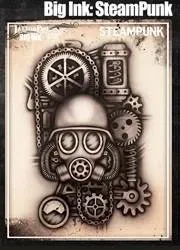 ProAiir Tattoo Pro Stencils Big Ink Steampunk pochoir grand format