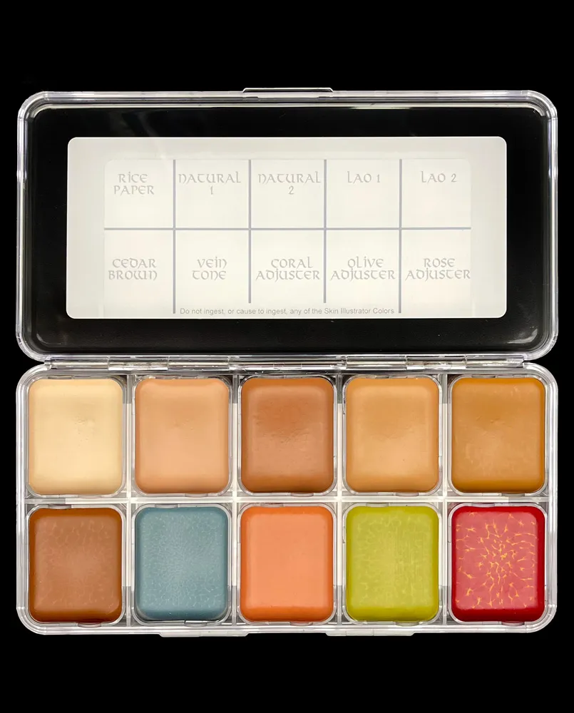 Skin Illustrator Flesh Tone Replaceable Cell palette teints chair