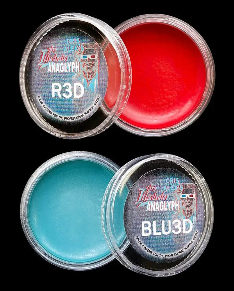 Skin Illustrator Anaglyph Singles fard alcool effet 3D
