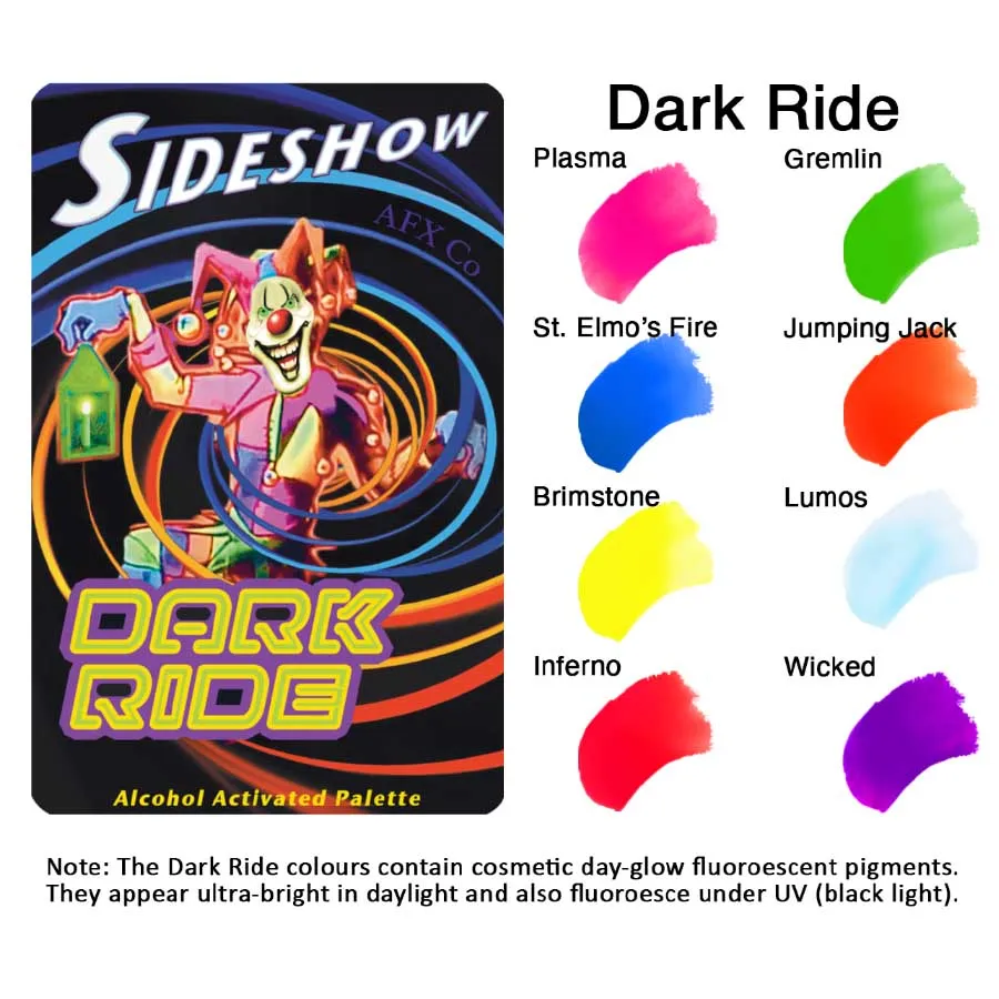The Dark Arts Company Sideshow Dark Ride palette encre 10g UV