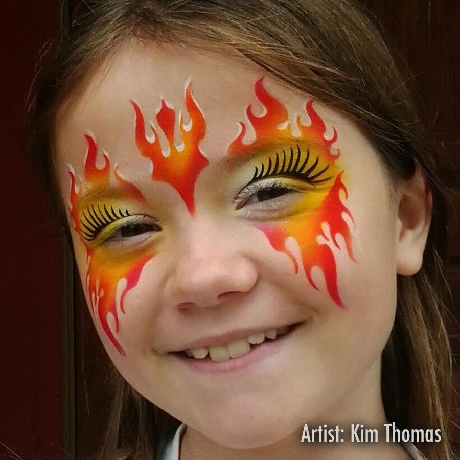ProAiir StencilEyes Hot Stuff pochoir visage taille unique feu