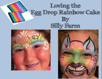 F.A.B. Egg Drop Rainbow Cake fard visage 50g multicolore