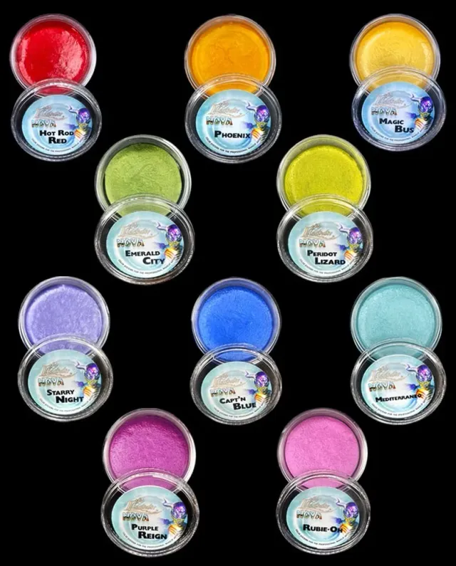Skin Illustrator Nova Singles maquillage métallique pot