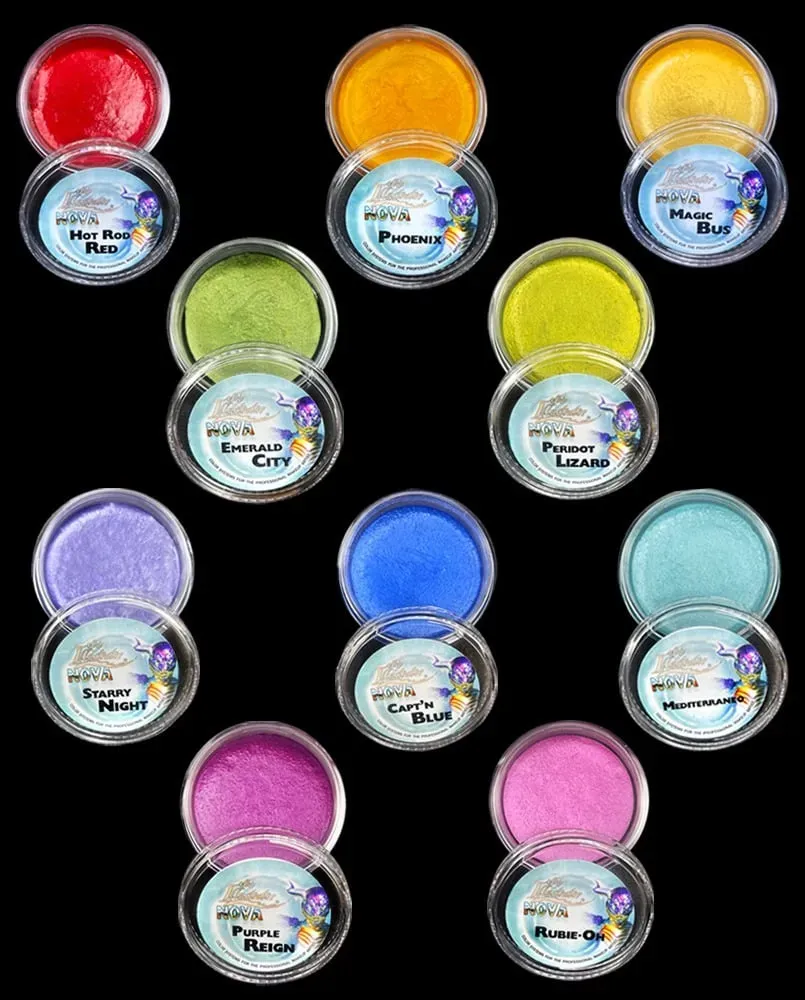 Skin Illustrator Nova Singles maquillage métallique pot