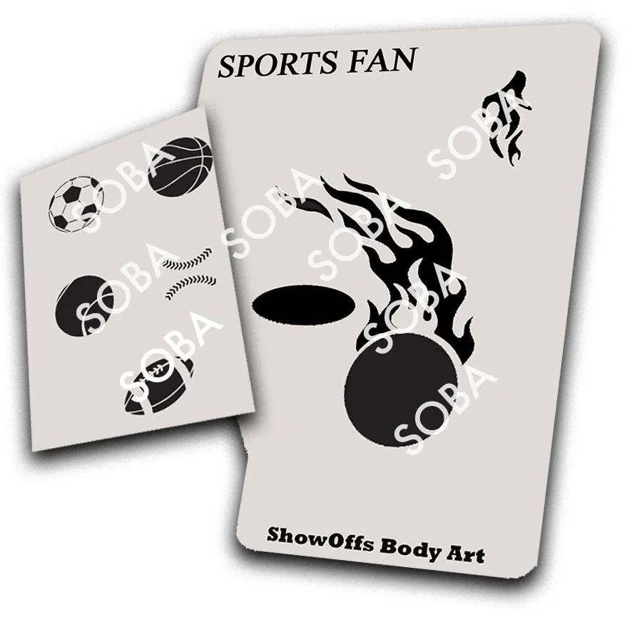 ProAiir StencilEyes Sports Fan pochoir taille unique supporter