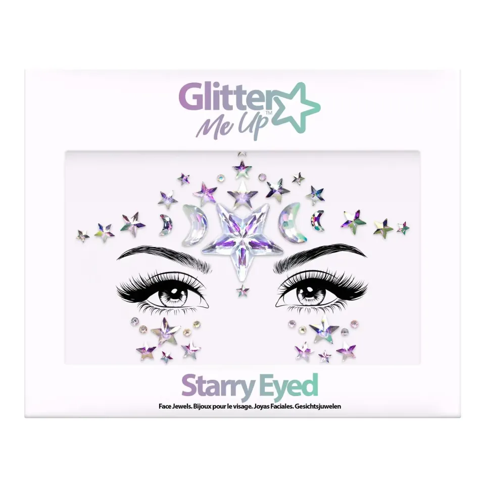 PAINTGLOW Glitter Me Up Starry Eyed bijoux visage strass