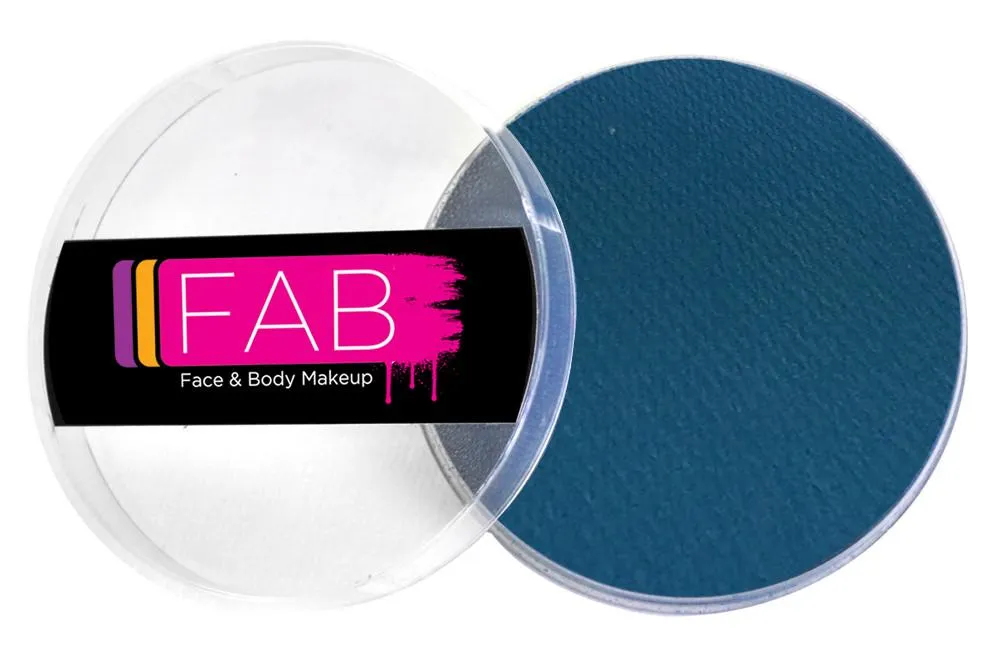 F.A.B. 173 Petrol Blue fard visage 16 g bleu-vert