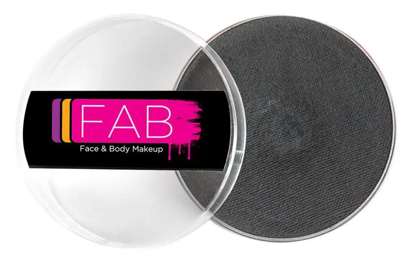 F.A.B. Face Paint Steel Black Shimmer Graphite 223 peinture visage 16 g noire