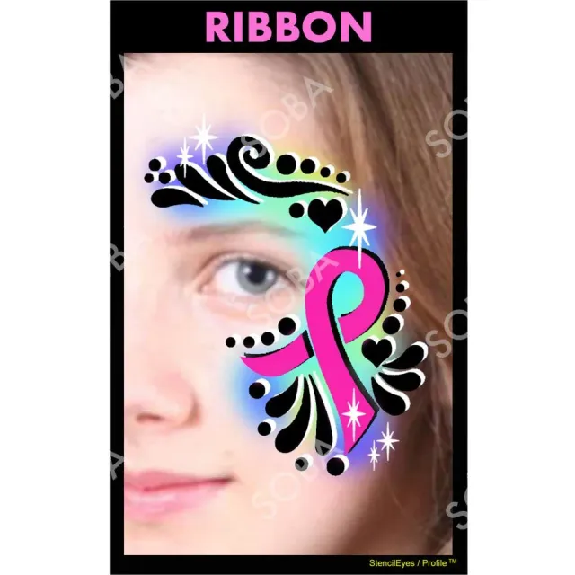 ProAiir StencilEyes Ribbon pochoir visage taille unique ruban