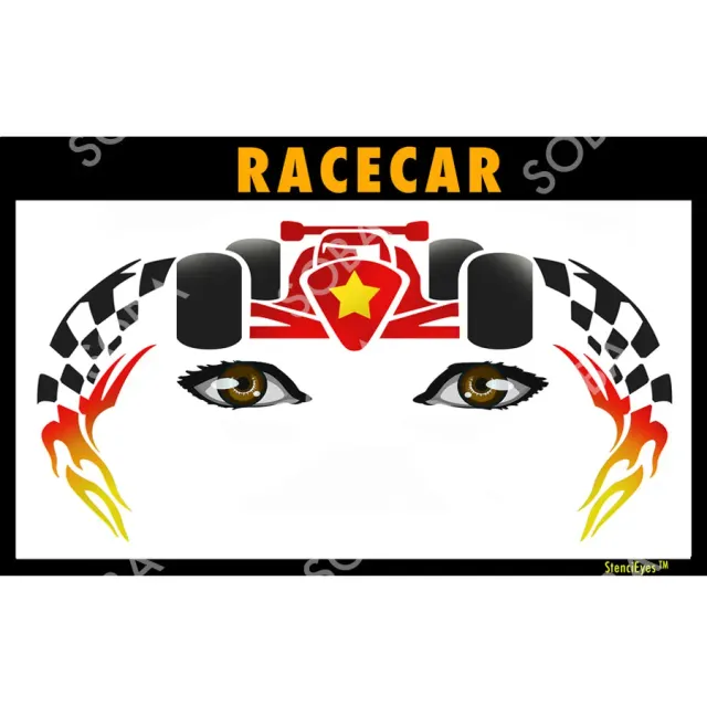 ProAiir StencilEyes Racecar pochoir voiture course