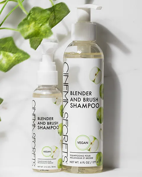 Woochie Cinema Secrets Green Apple Blender and Brush Shampoo 2 oz nettoyant vegan