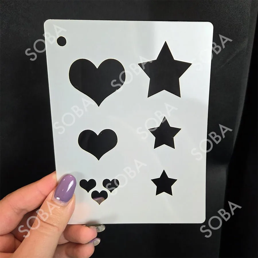 ProAiir QuickEZ QEZ24 Hearts & Stars pochoir cœurs étoiles