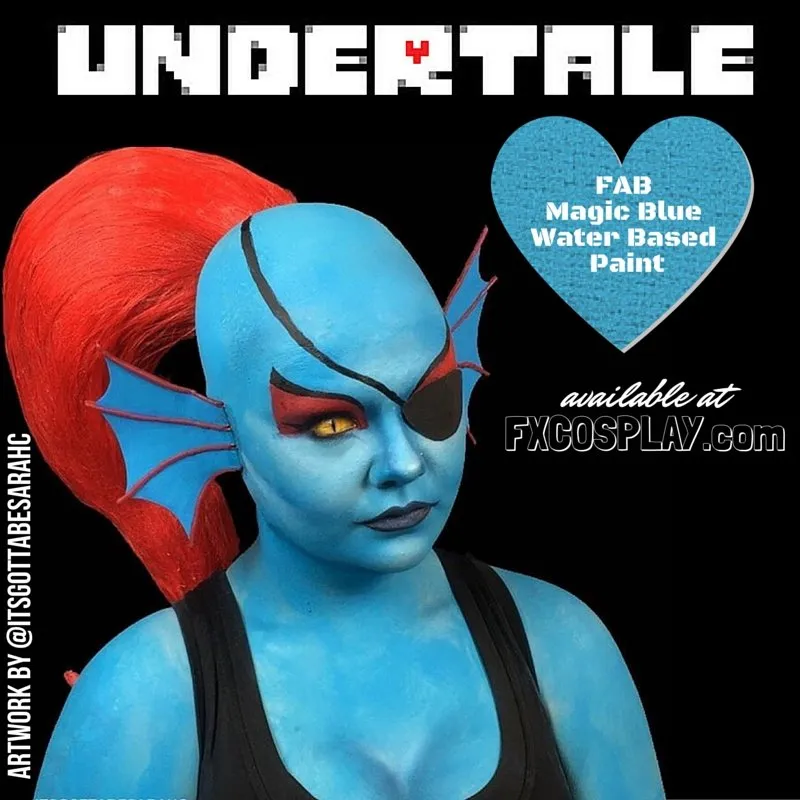 F.A.B. FAB Face Paint Magic Blue 216 peinture visage 16 g bleu vif