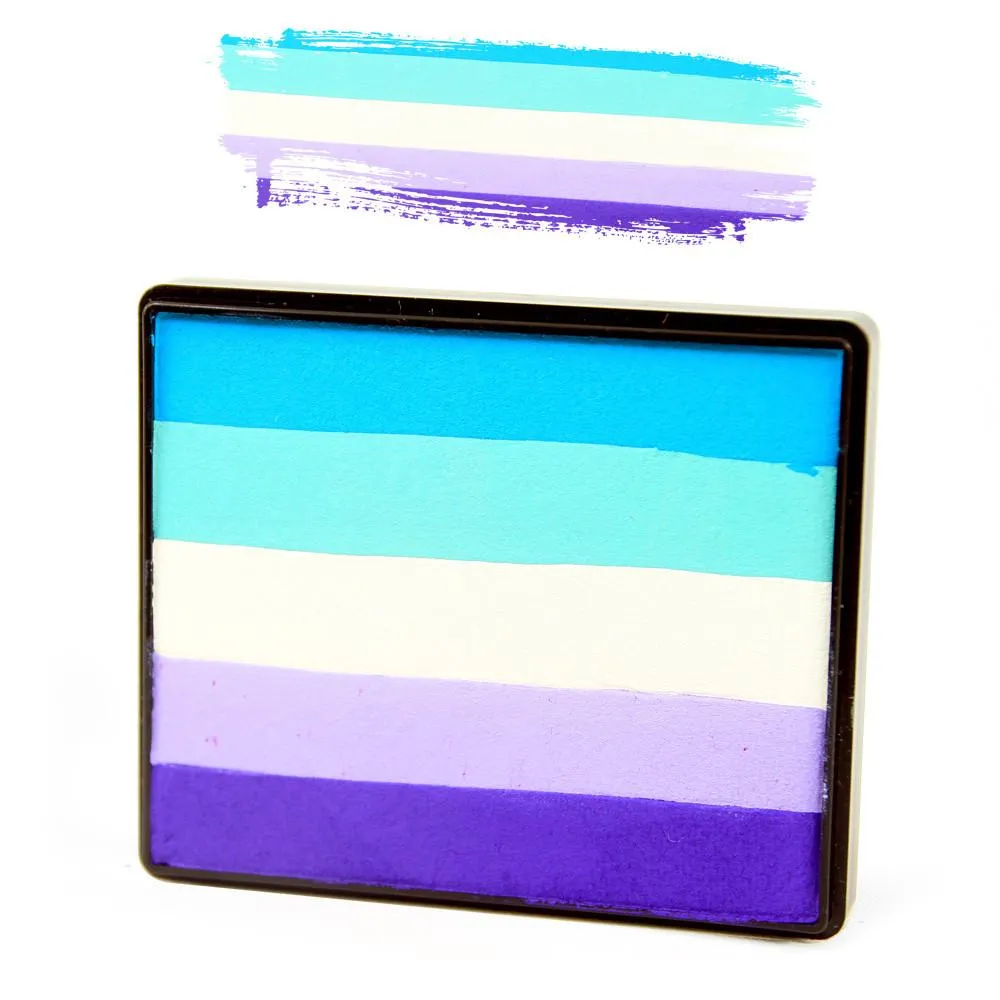 F.A.B. Twilight Pixie Rainbow Cake fard arc-en-ciel 50g bleus
