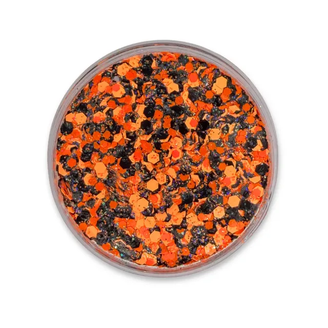 F.A.B. Studio Sparkle Pumpkin crème paillettes visage 25g orange
