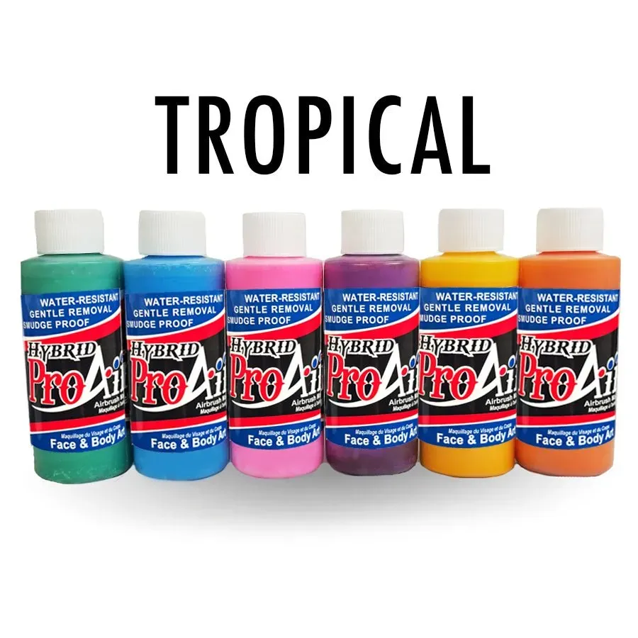 ProAiir Tropical kit maquillage hybride 6 couleurs 60 ml intense