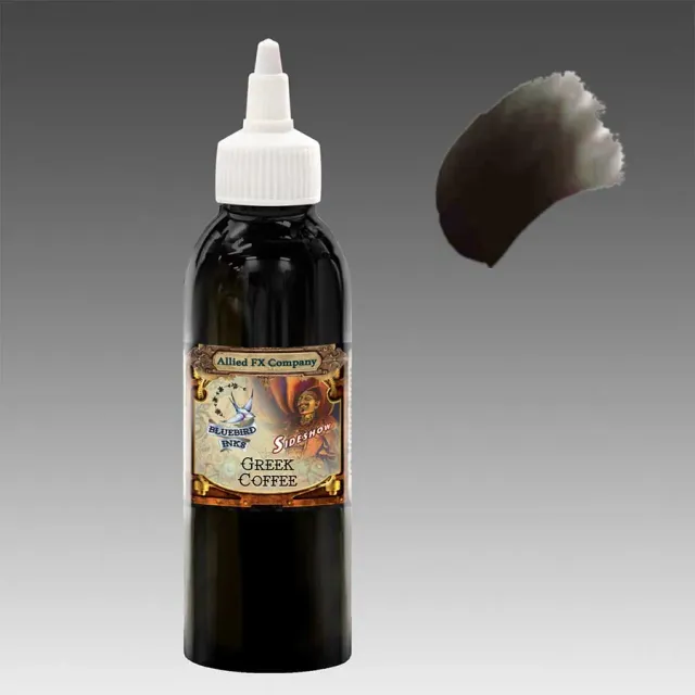 BLUEBIRD Dark Skin Fluid Inks encre Greek Coffee 50ml peau foncée