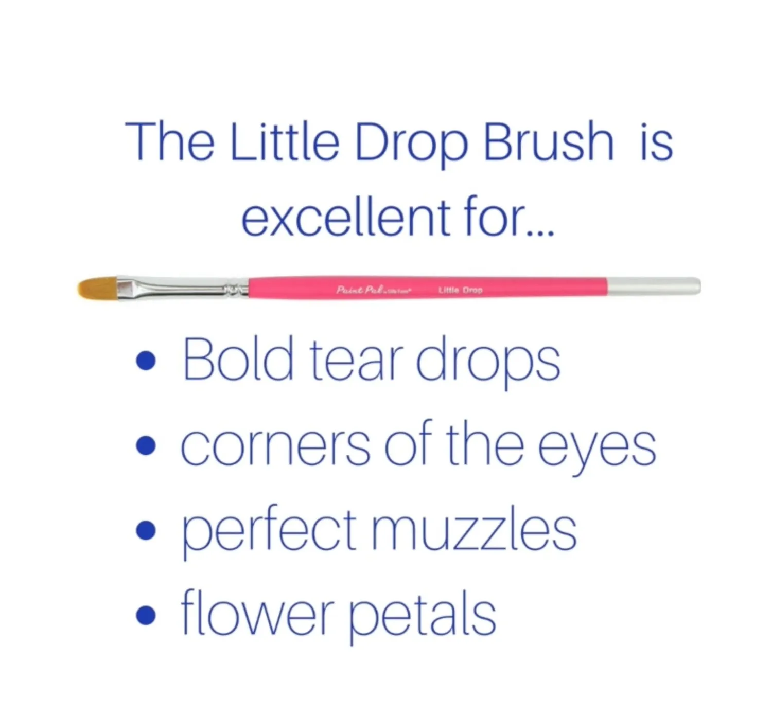 F.A.B. Paint Pal Little Drop pinceau pétale fin