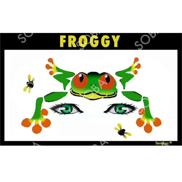 ProAiir StencilEyes Froggy pochoir visage grenouille