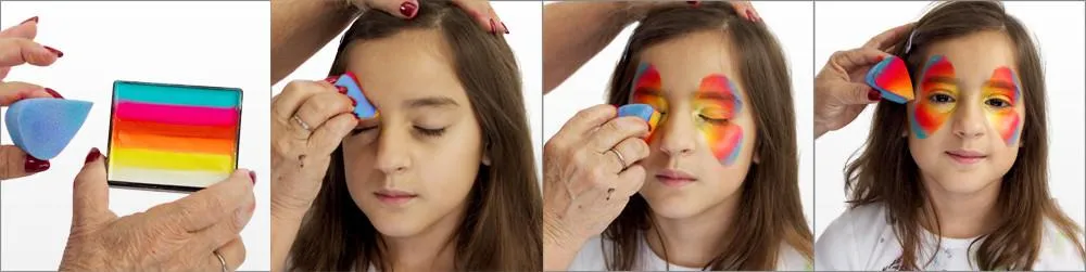 Paint Pal Lux Petal éponge visage x6 précision