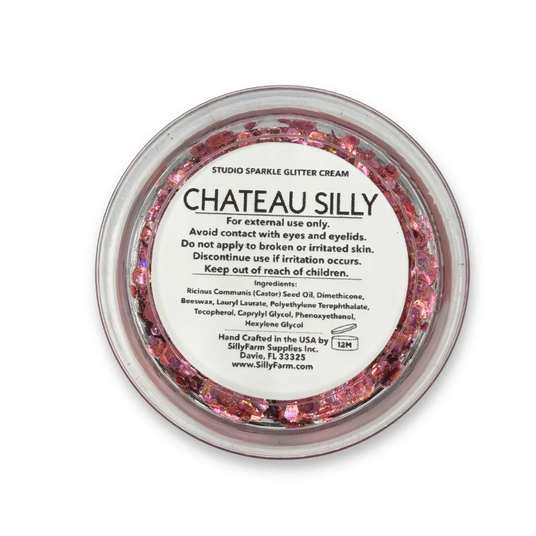 F.A.B. Chateau Silly Studio Sparkle Glitter Cream paillettes crème rose 25 g
