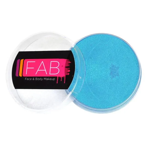 F.A.B. Face Paint Ziva Blue Shimmer 220 peinture visage 16 g pailletée