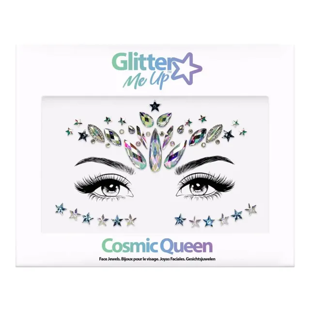 Paintglow Glitter Me Up Cosmic Queen strass visage réutilisables