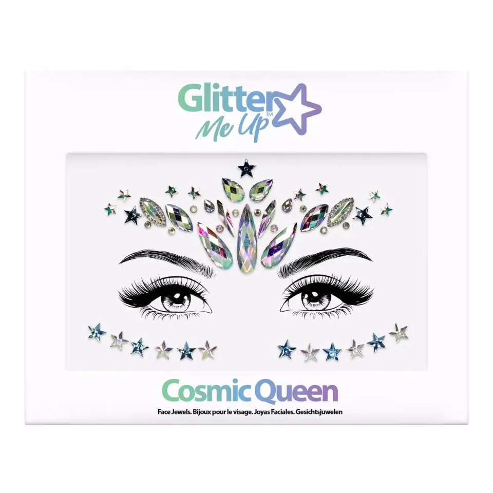 Paintglow Glitter Me Up Cosmic Queen strass visage réutilisables