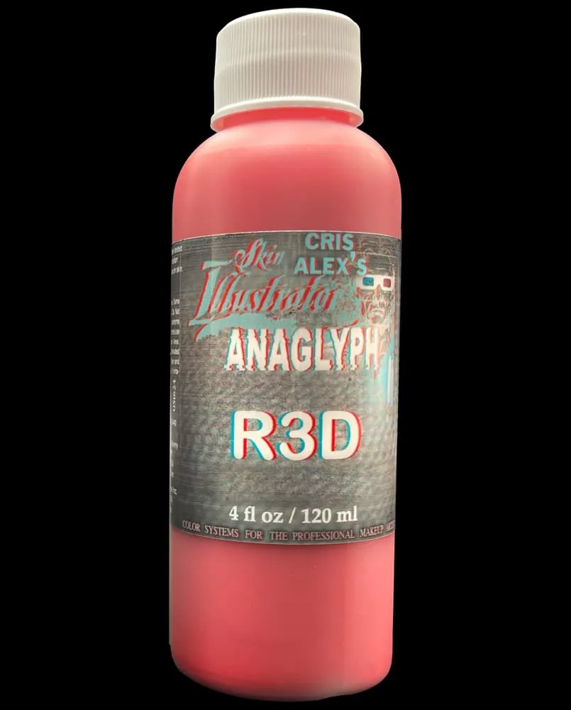 Skin Illustrator Anaglyph liquides maquillage effet 3D