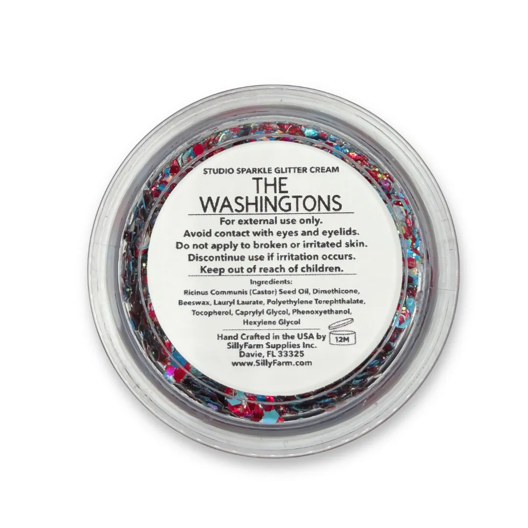 FAB Studio Sparkle The Washingtons crème 25g rouge bleu