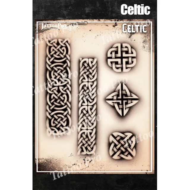 ProAiir Tattoo Pro TPS Celtic pochoir tatouage aérographe
