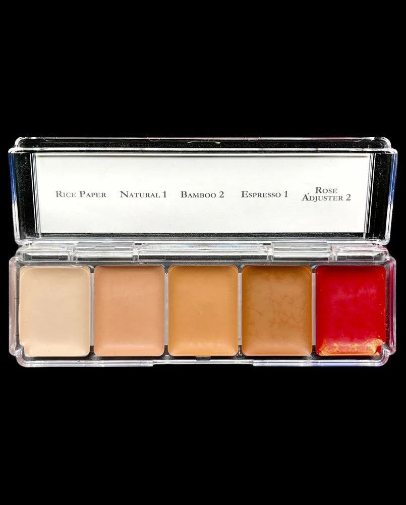 Skin Illustrator Ahsen's Tattoo Cover palette fard alcool 5 tons