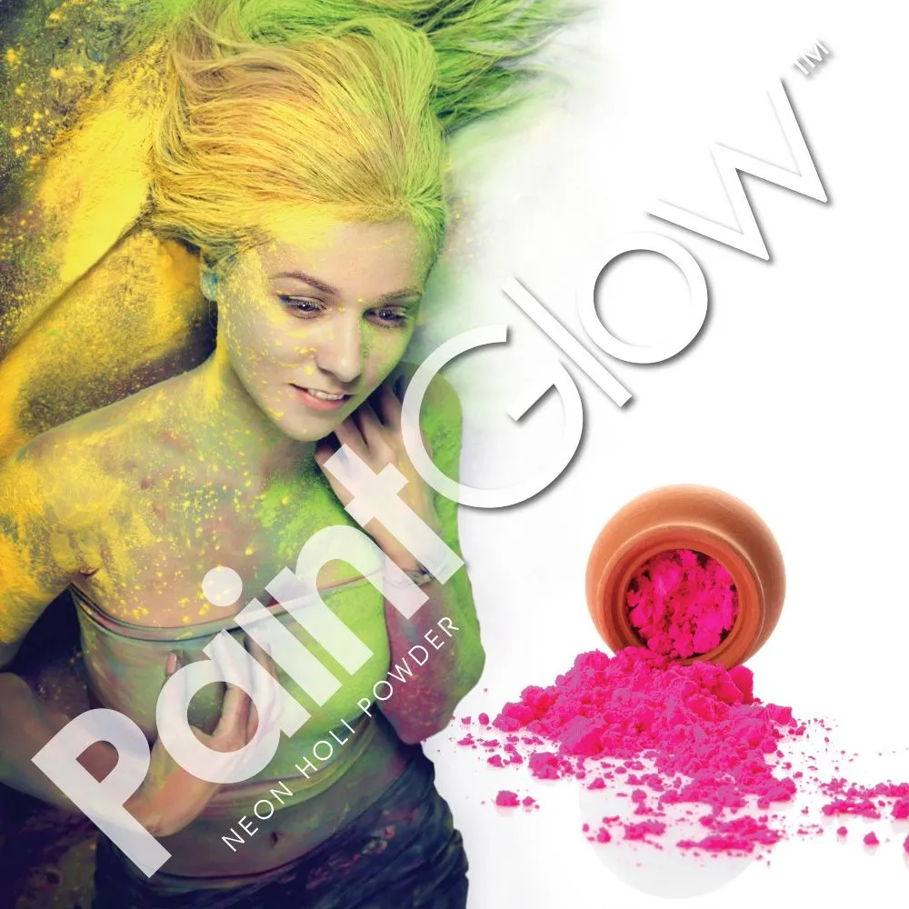 Paintglow ExtremeFX Neon UV poudre holi 2kg couleurs fluo