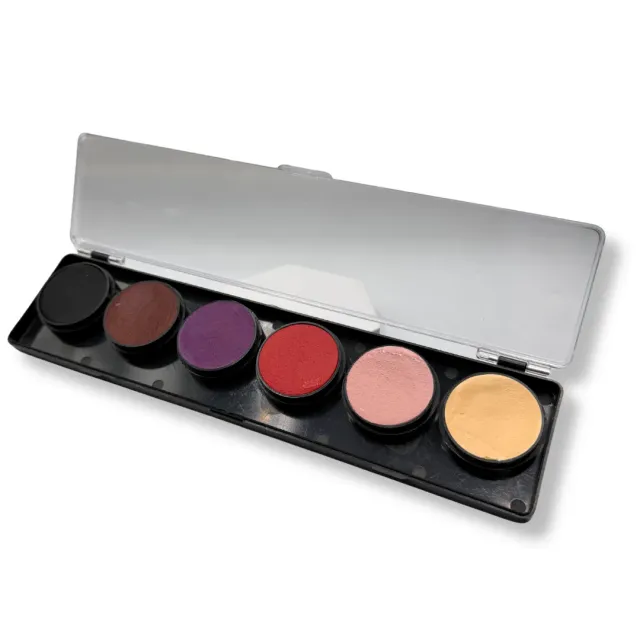 F.A.B. Wounds & Blood palette maquillage 6 couleurs blessures
