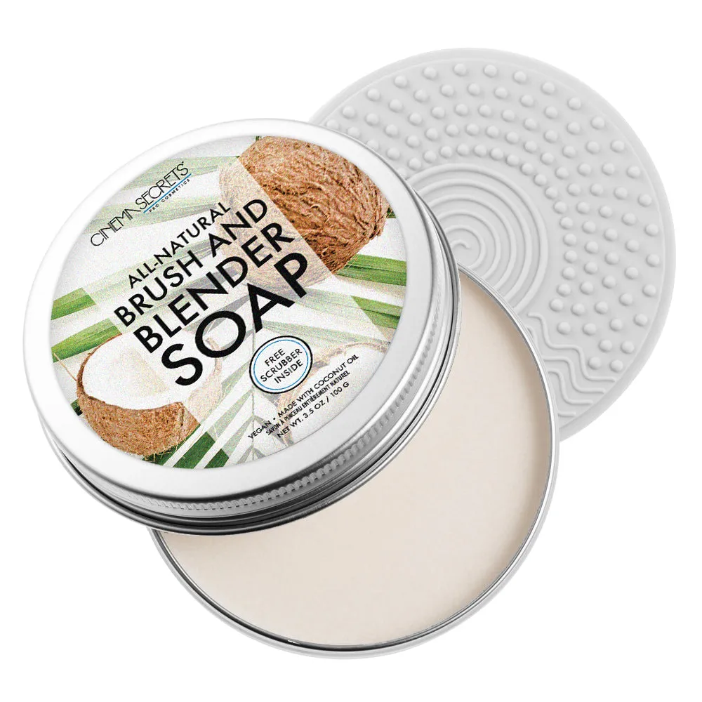 Cinema Secrets All-Natural Vegan Brush & Blender Soap savon pinceaux vegan