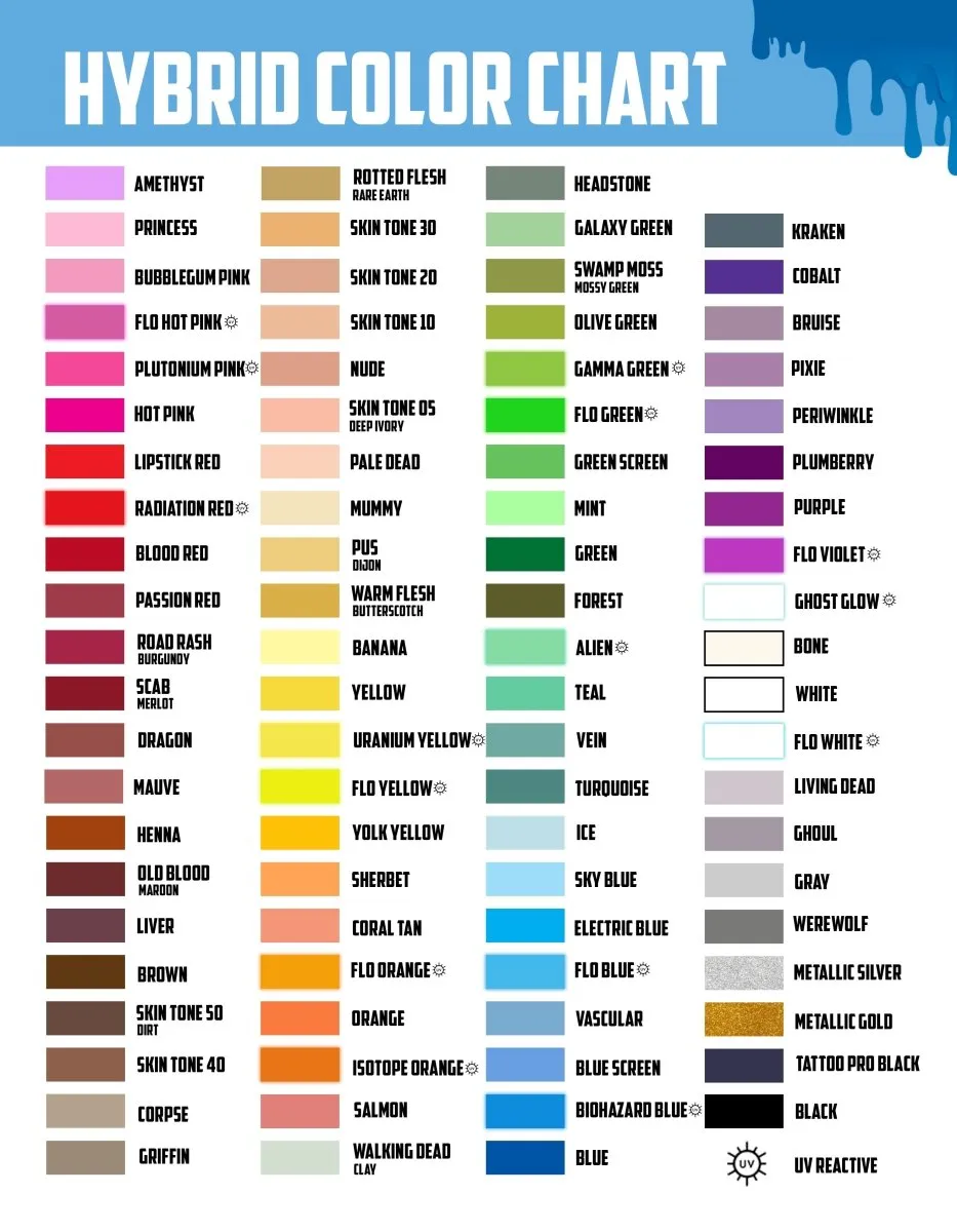ProAiir Hybrid kit Pick 6 couleurs 30 ml palette perso