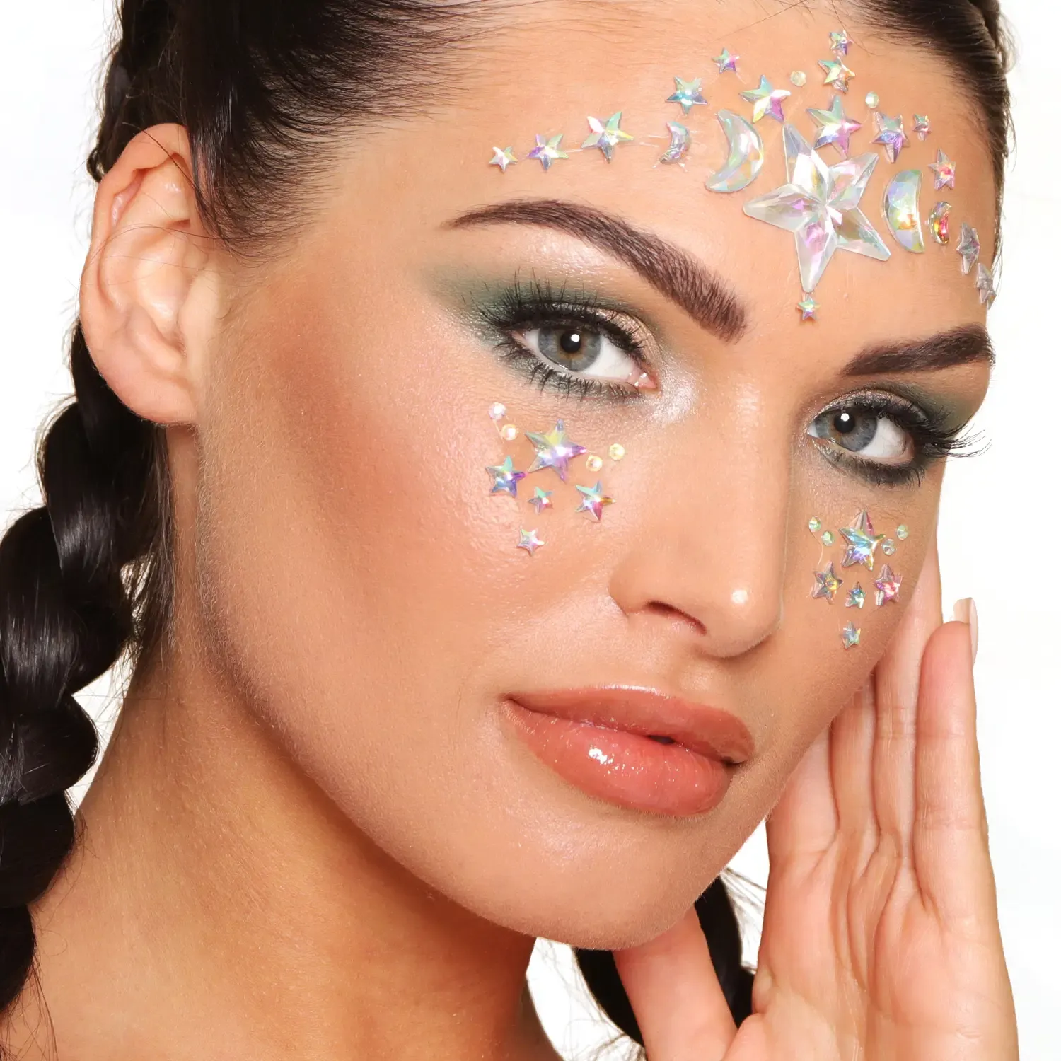 PAINTGLOW Glitter Me Up Starry Eyed bijoux visage strass