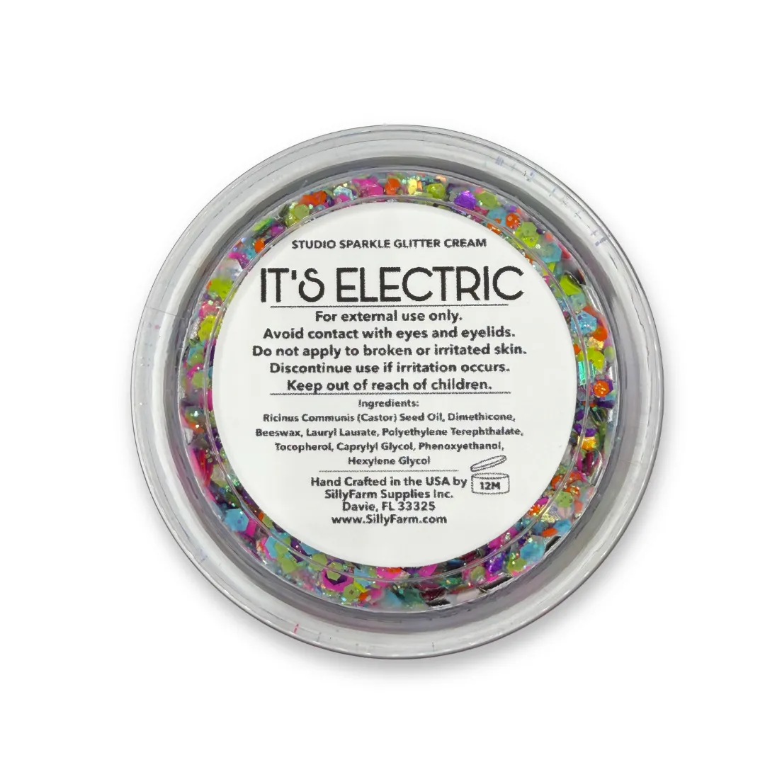 F.A.B. It's Electric crème paillettes 25g fluo UV