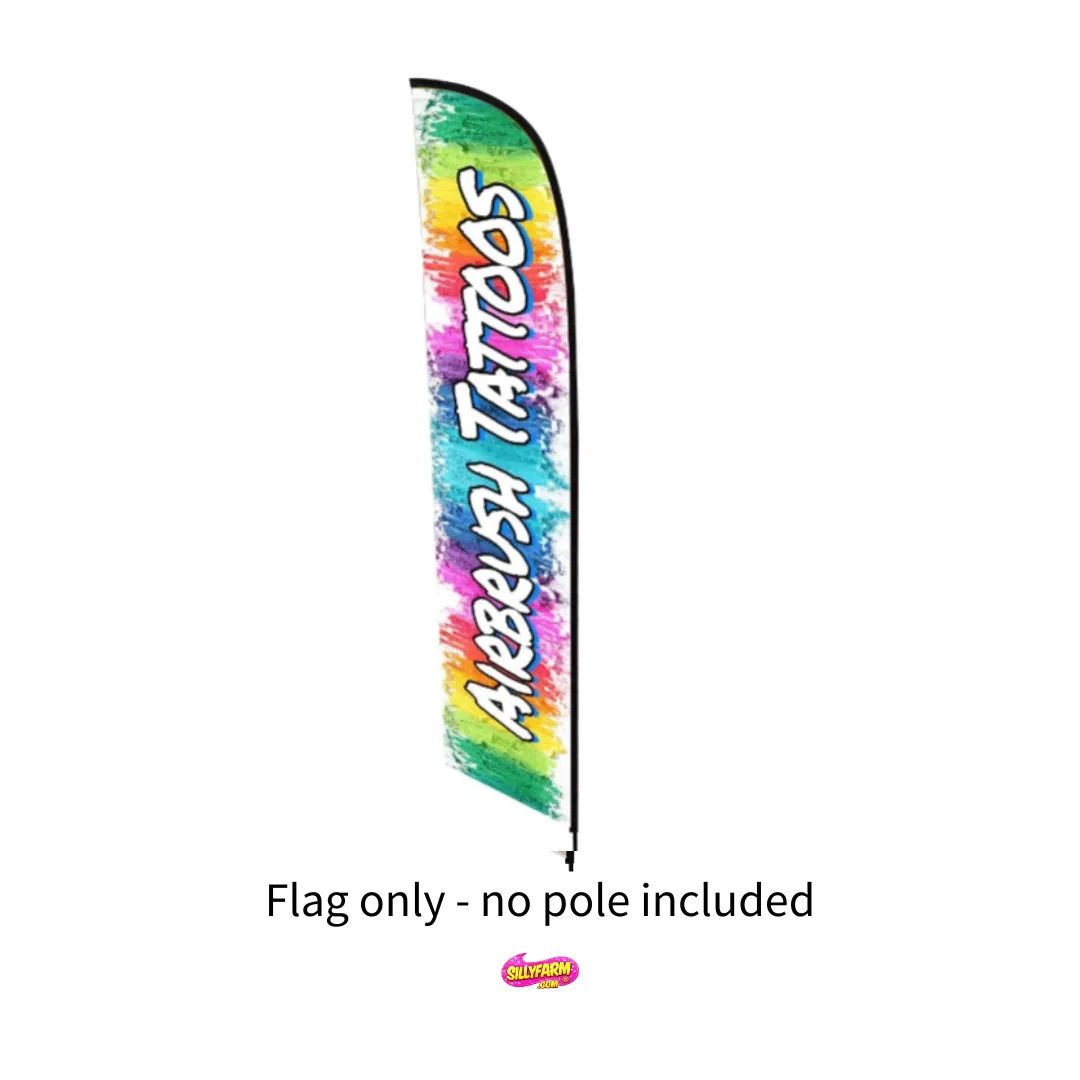 F.A.B. Bannière drapeau Face Painting enseigne stand tissu seul