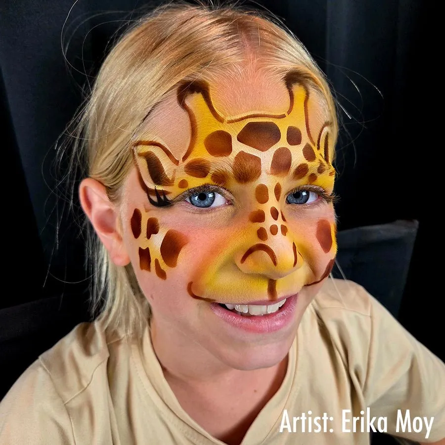 ProAiir StencilEyes Jeffrey pochoir visage taille unique girafe