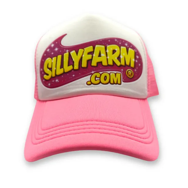 SillyFarm Pink Trucker casquette snapback rose