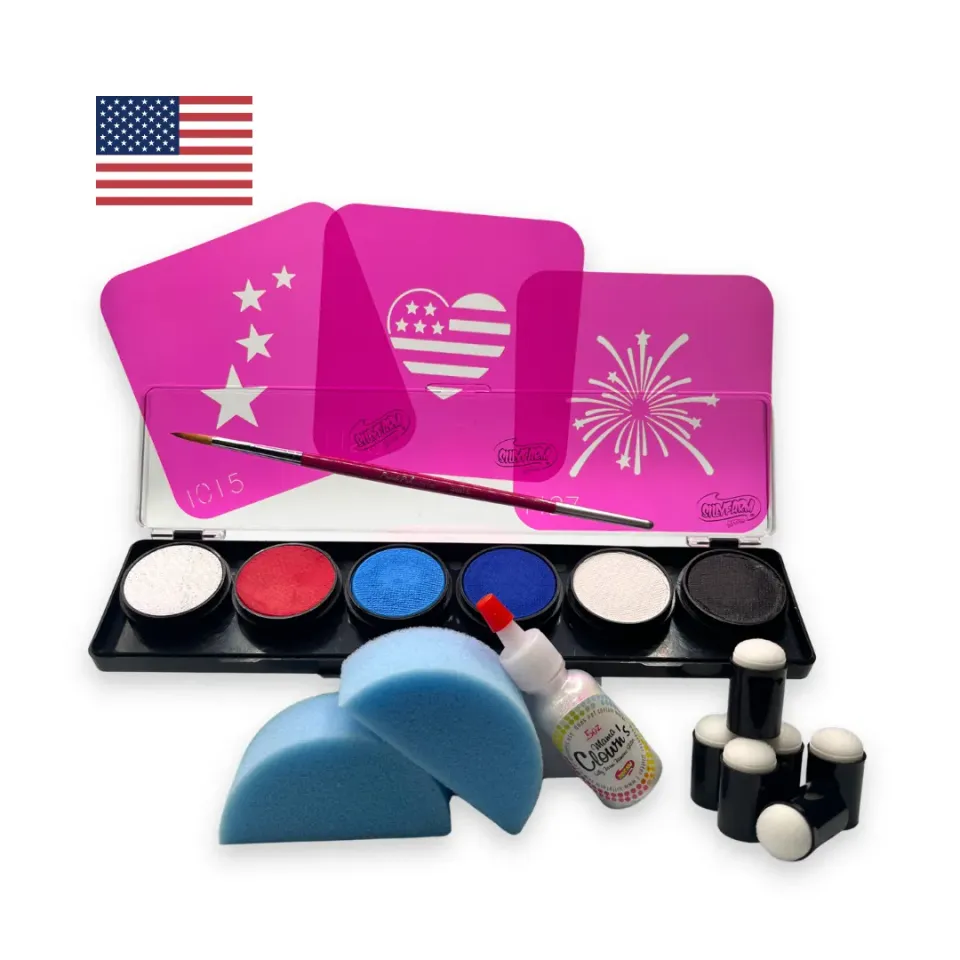 F.A.B. All-American Face Paint Pack maquillage visage États-Unis