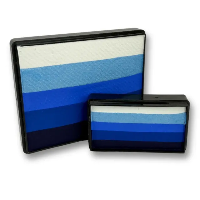 F.A.B. Out of the Blue Rainbow & Arty Cake Set peinture visage bleue