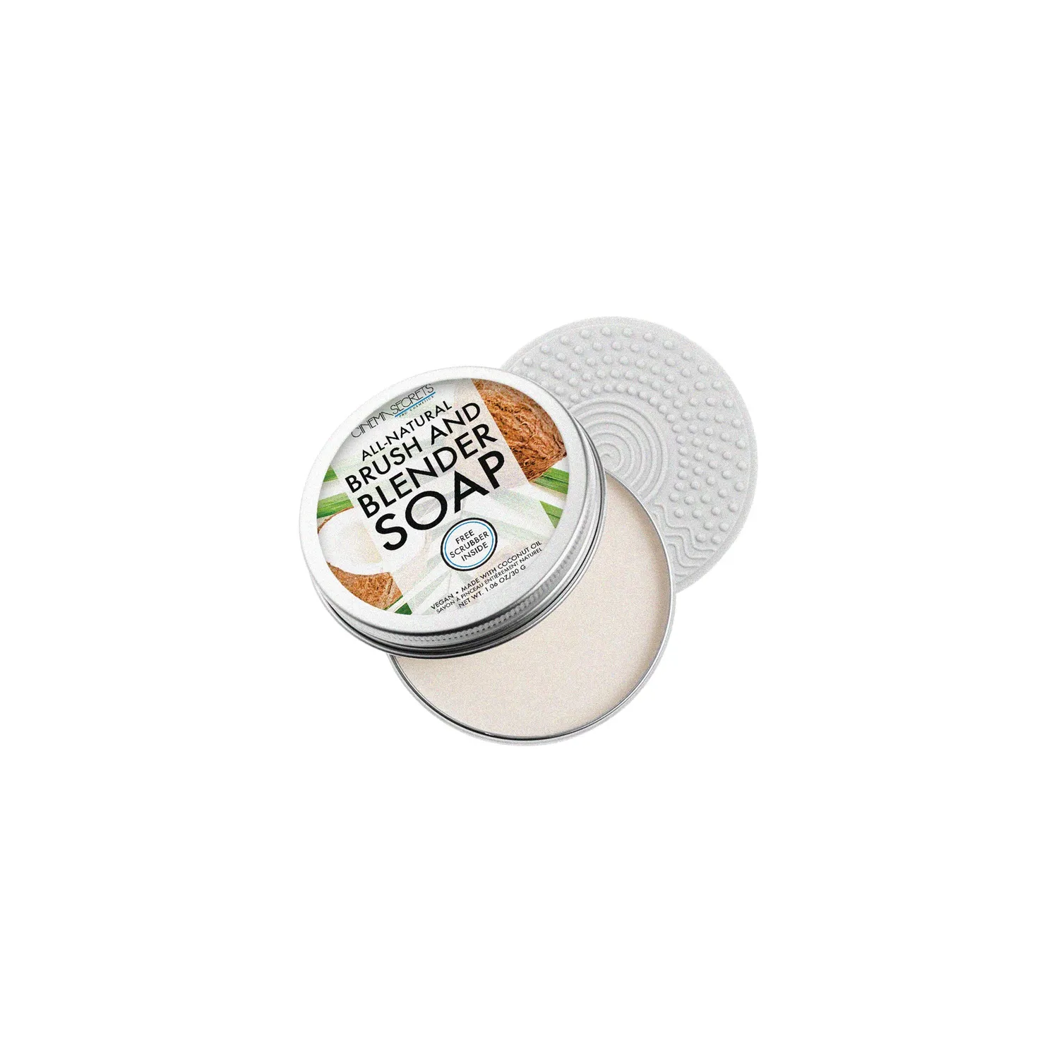 Cinema Secrets savon nettoyant pinceaux vegan mini coco