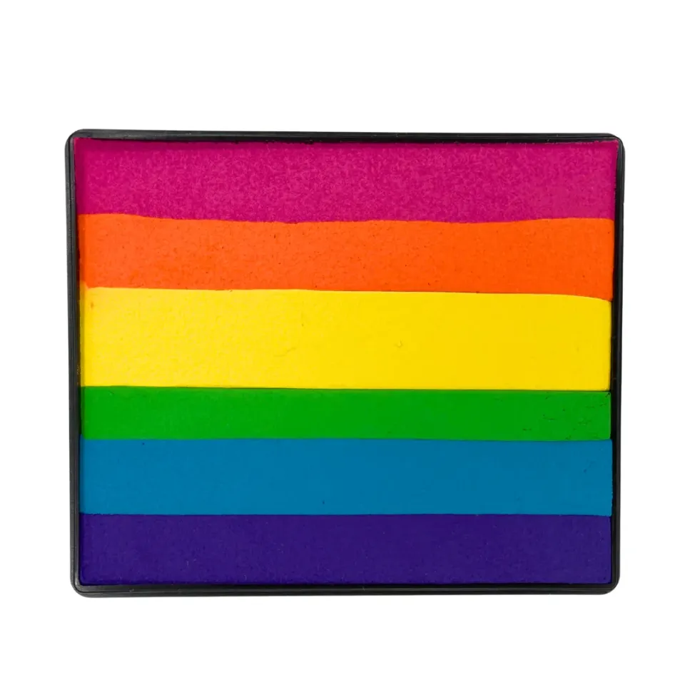 F.A.B. Electric Rainbow rainbow cake fard visage 50g multicolore