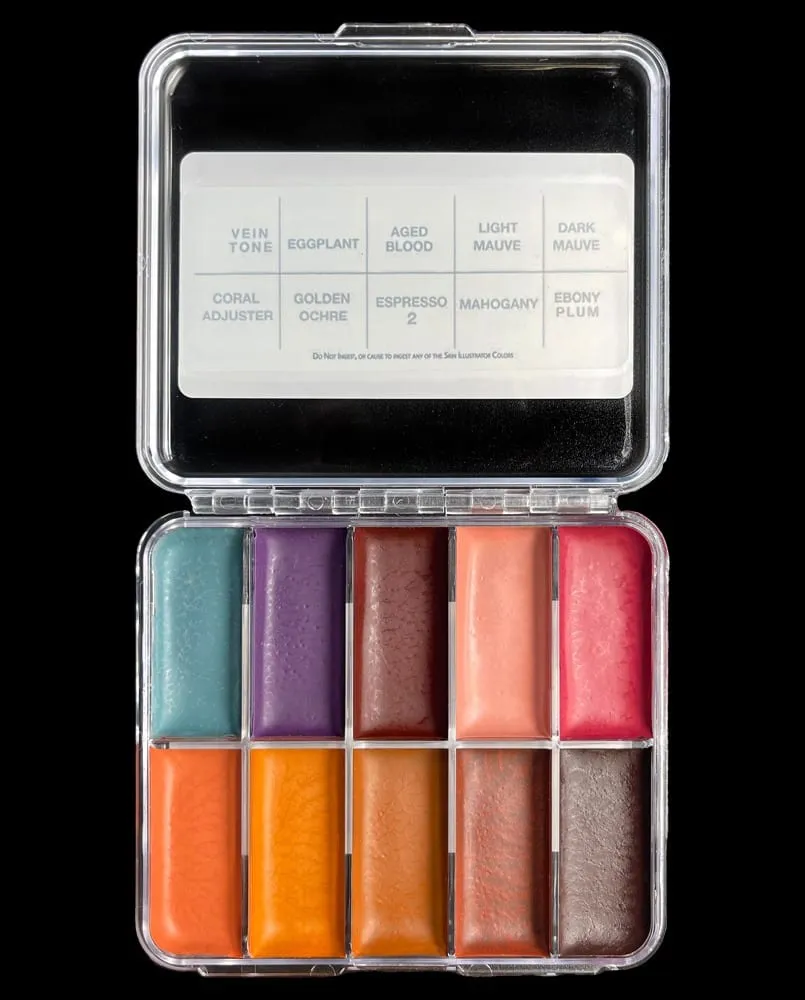 SKIN ILLUSTRATOR Harder Fall On Set Palette maquillage peau foncée